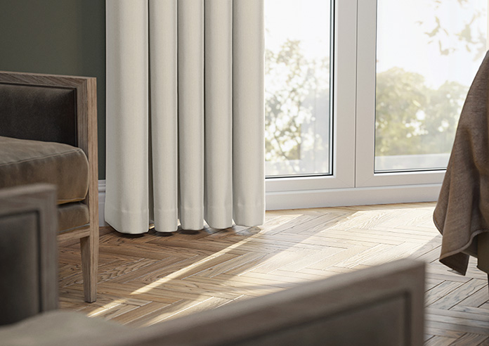 Corrugation, Pale Cream - Made to Measure Curtains - Image 5